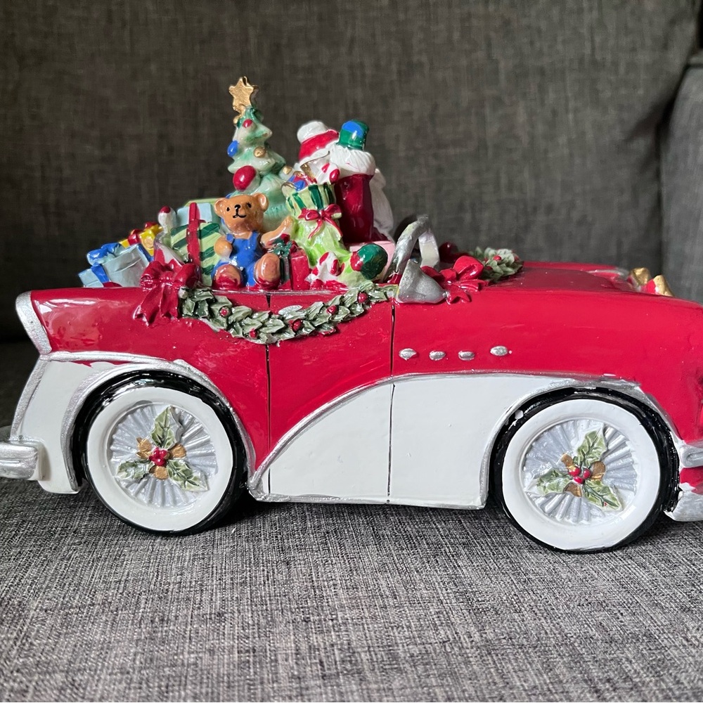 Fitz and Floyd Here Come Santa Claus Festive Car - Picture 4 of 13